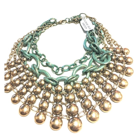 Free People Sunshine Collar Necklace- Verdant - Picture 4 of 4